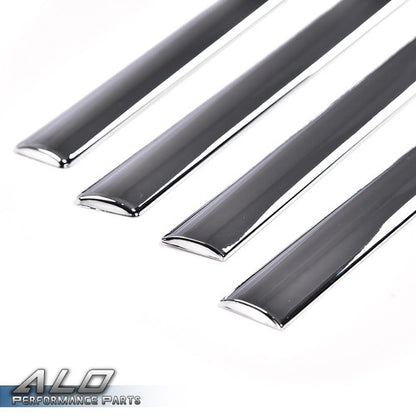 Solid Spare 4pcs Body Side Molding Trim Chrome Fit For 19-21 Dodge Ram 1500 Crew Cab