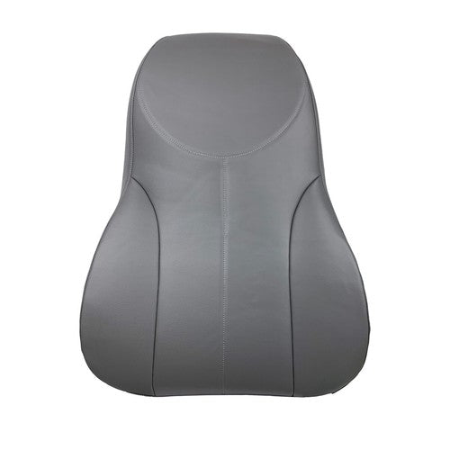 Solid Spare 4200-4300-4400 Seat Cover+Backrest Driver's Side Gray Air Ride 2-PCS Set Leather