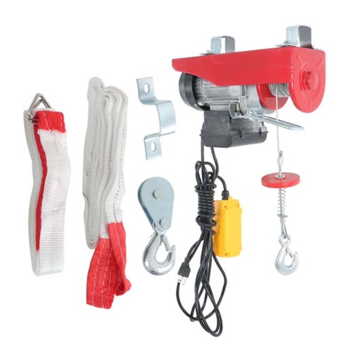 Solid Spare Mini Electric Hoist PA200 440lbs 14ft/4.2m Wired & 328ft/100m Wireless Remote