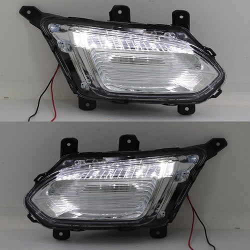 Solid Spare Fog Lights Assembly For Chevy Equinox L LT LS 16-17 LH+RH Front Daytime Running