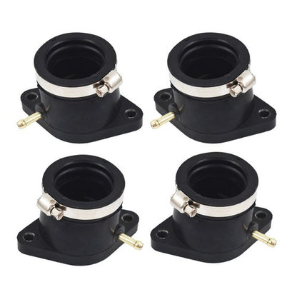 Solid Spare 4 Pcs Carburetor Intake Manifold Boot Joint Carb Holder For1982 83 Yamaha XJ650