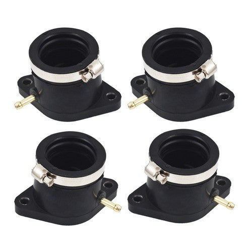 Solid Spare 4 Pcs Carburetor Intake Manifold Boot Joint Carb Holder For1982 83 Yamaha XJ650