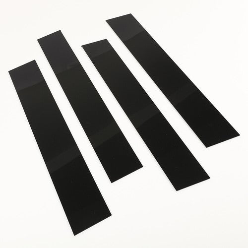 Solid Spare Fit For 05-10 Honda Odyssey Door Window Panel Trim Pillar Posts Cover Black