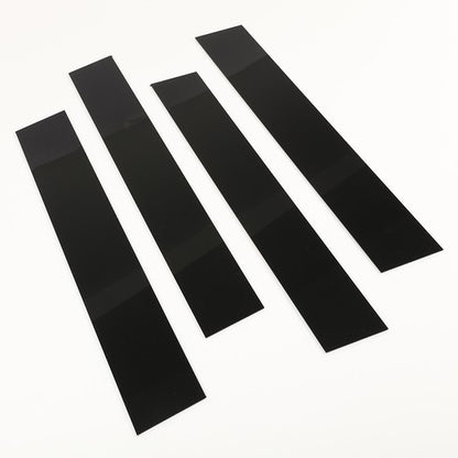 Solid Spare Fit For 05-10 Honda Odyssey Door Window Panel Trim Pillar Posts Cover Black