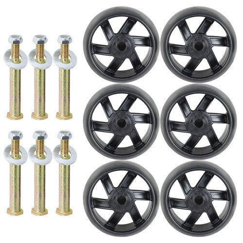 Solid Spare 6PK For Husqvarna Deck Wheels & Hardware Kit 532174873 AYP Sears 174873