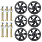 Solid Spare 6PK For Husqvarna Deck Wheels & Hardware Kit 532174873 AYP Sears 174873