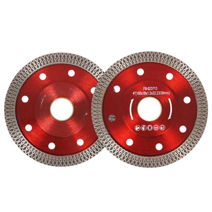Solid Spare 4" Dry Wet Super Thin Diamond Porcelain Saw Blades Ceramic Cutting Disc Wheels
