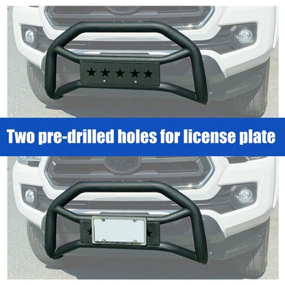 Solid Spare Front Bumper Grille Guard Bull Bar Push For Toyota Tacoma 2005-2015 2016-2023