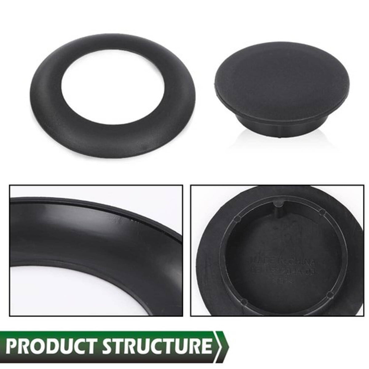 Solid Spare Fit For 11-23 Super Duty Ford 5th Wheel Hitch Puck Cover Plug Trim Ring Kit New