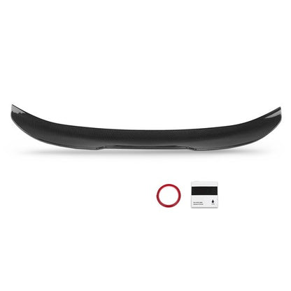 Solid Spare Fit For 2007-2013 BMW E92 M3 Coupe Carbon Look PSM Style Rear Trunk Spoiler Wing