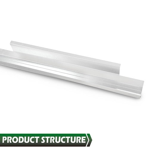 Solid Spare Slip-on Rocker Panel Left & Right Fit For 84-01 Jeep Cherokee Wagoneer 4-Door