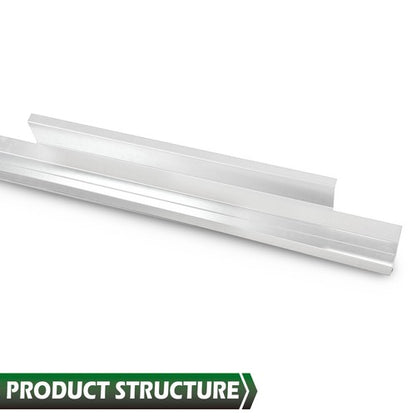 Solid Spare Slip-on Rocker Panel Left & Right Fit For 84-01 Jeep Cherokee Wagoneer 4-Door