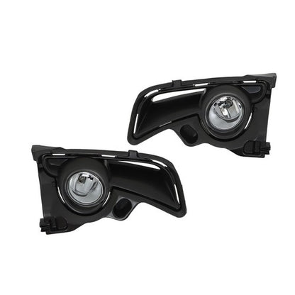 Solid Spare For Toyota Highlander 2018-2019 Front Bumper Fog Lights Pair LH&RH+Upper Grille
