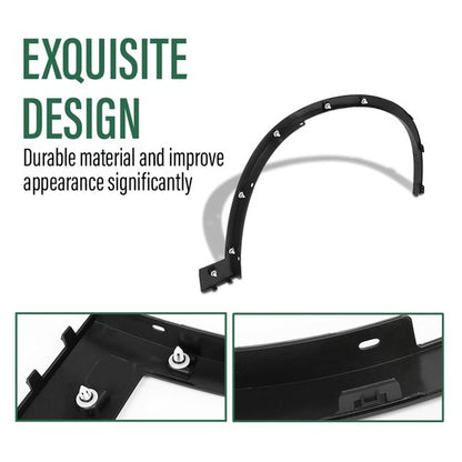 Solid Spare Front Left+Right Fender Flare Wheel Arch Molding Fit For 2016-2022 BMW X1