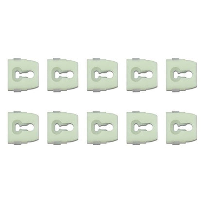 Solid Spare 10Pcs Fit For 1973-1979 Ford Pickup Truck Body Side Belt Molding Trim Clips