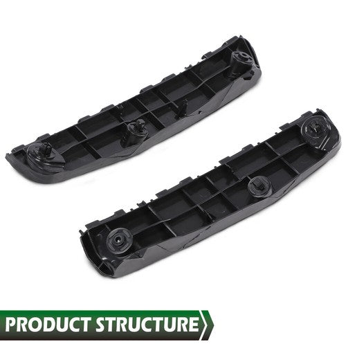 Solid Spare Fit For 16-21 Toyota Prius TO1042128 TO1043128 Front Bumper Retainer Bracket Set