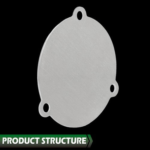 Solid Spare Aluminum Wiper Motor Delete Panel Fit For 1967 Camaro Firebird Gen F-Body