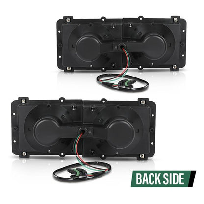 Solid Spare Headlight Housing Base Fit For 89-03 Freightliner FLD 112 120 Left+Right