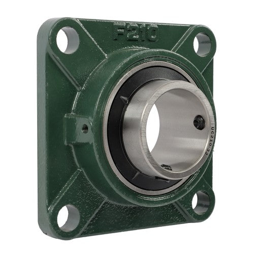 Solid Spare 2PCS UCF210-32 with seat bearing 2" hole 4 Bolt Solid Base Self-Aligning