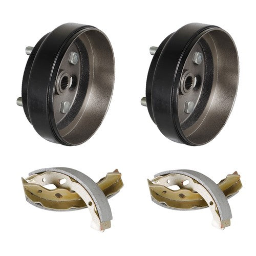 Solid Spare Rear Brake hub Drums Brake Shoe Kit For EZGO TXT Electric Golf Cart 96+ 70795G01