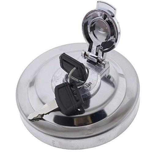 Solid Spare Lockable Fuel Tank Cap 4361638 for Hitachi Excavator W/ 2 Keys EX120-5 EX100-3