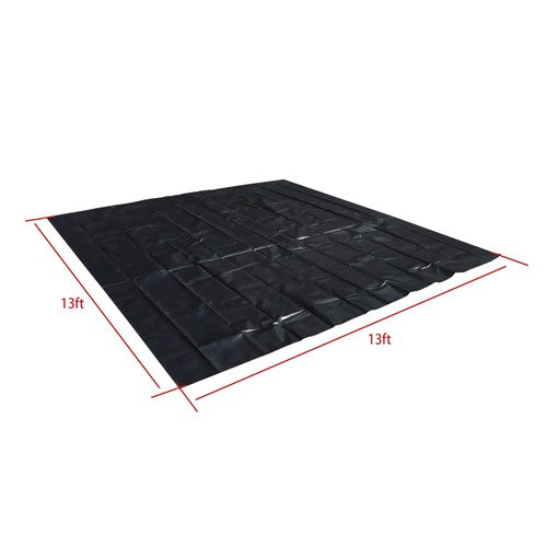 Solid Spare For Outdoor Ponds & Water Garden 13 x 13 FT 20 Mil Pond Liners HDPE Fish Liners