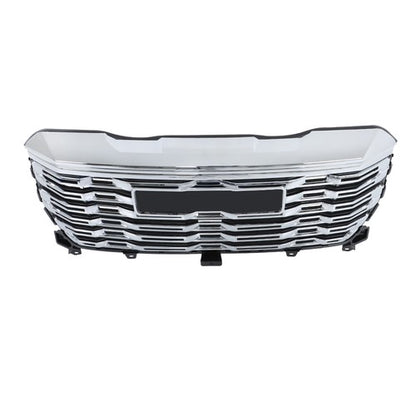 Solid Spare For GMC Sierra 1500 2022-2024 84878064 Front Upper Grille W/ Camera Hole Chrome