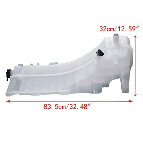 Solid Spare Coolant Reservoir Tank W/Cap And Sensor 22061290 For 2008-17 Volvo VNL VNM VHD
