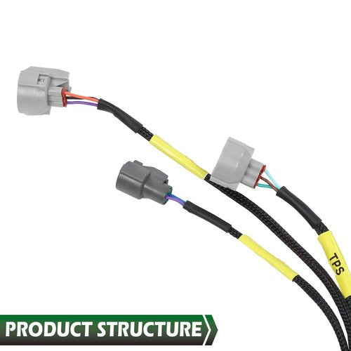 Solid Spare Tucked Engine Harness OBD1 Budget D & B-series Fit For Civic Integra B16 B18 D16