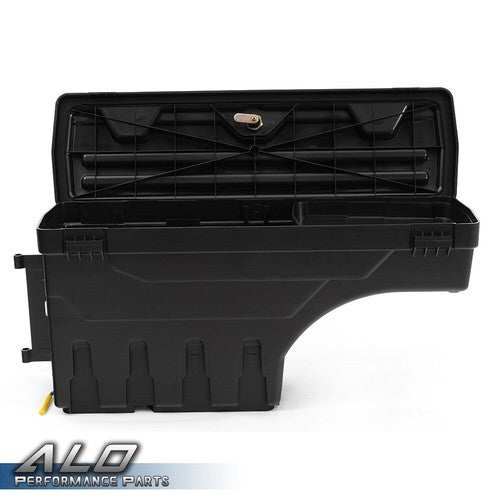 Solid Spare Fit For 2005-2020 Toyota Tacoma 4-Door Truck Bed Storage Box Toolbox Left Side