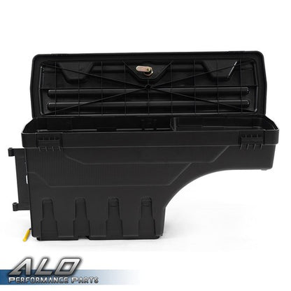 Solid Spare Fit For 2005-2020 Toyota Tacoma 4-Door Truck Bed Storage Box Toolbox Left Side