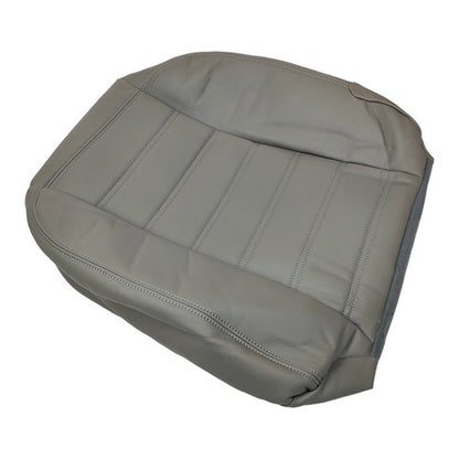 2003 to 2007 For Hummer H2 Front Driver Side Bottom Leather Seat Cover Gray
