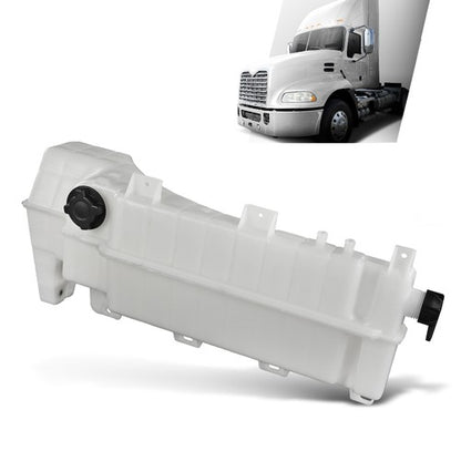 Solid Spare Coolant Reservoir Expansion Tank w/ Cap Fit For 2008 - 2018 Volvo Mack Truck