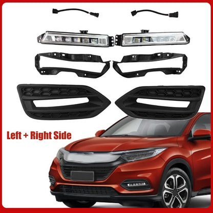 Pair Front  LED Fog Lights Lamps DRL For 2019 2020-2022 Honda HR-V HRV LH & RH
