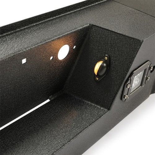 Solid Spare Fits 2015-2019 GMC Sierra 2500HD/3500HD Black Steel Rear Bumper with LED lights