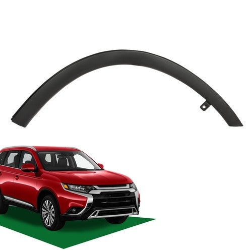 Solid Spare Fit For 2014-2020 Mitsubishi Outlander Front Right Fender Wheel Flare Molding