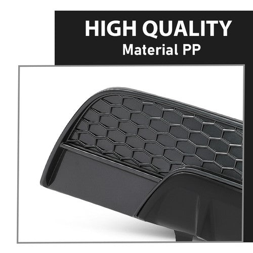 Solid Spare Fit For 20-22 Toyota Corolla SE XSE Rear Bumper Lower Valance Honeycomb Cover