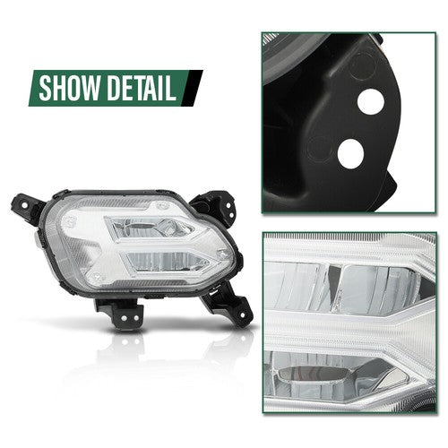 Solid Spare LED Daytime Running Light Fog Light Fit For 2021-2022 Kia Sorento Left Side