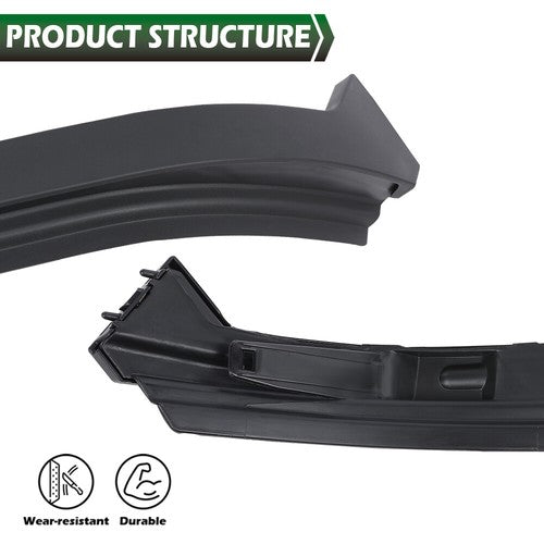 Solid Spare Front Left+Right Side Bumper Trim Filler Molding Fit For 2010-2018 Ram 2500 3500