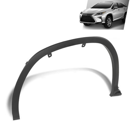 Solid Spare Fit For 2016-2019 Lexus RX350 RX450h Front Left Fender Flare Wheel Arch Molding