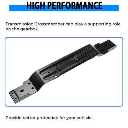 Solid Spare For Jeep Grand Cherokee WJ 99-04 Transmission Crossmember Skid Plate Guard Black