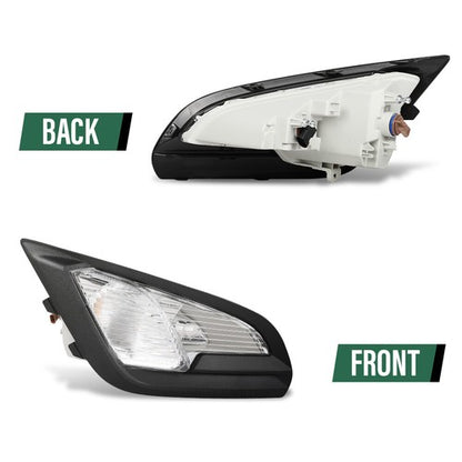 Solid Spare Fit For 18-22 Ford EcoSport Front Bumper Fog Lights Driving Lamps W/ Bulbs
