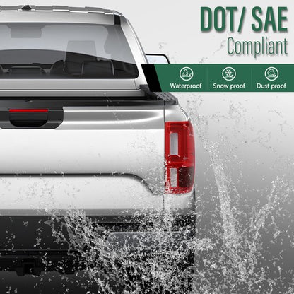 Solid Spare LED Tail Light Fit For 2019-2023 Ford Ranger w/ Blind Spot Brake Lamp Right