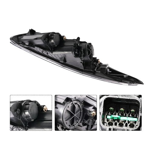 For 2011 2012 2013 Hyundai Elantra Halogen Headlights Headlamps Assembly Pair