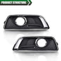 Solid Spare Front Bumper Fog Light Trim Left & Right Fit For 2013-2016 Chevrolet Malibu