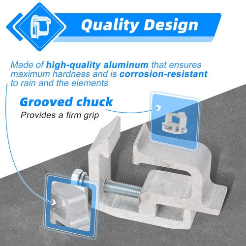 Solid Spare Truck Cap Topper Camper Shell Mounting Clamps Truck Cap Topper Shell Cap Clamps