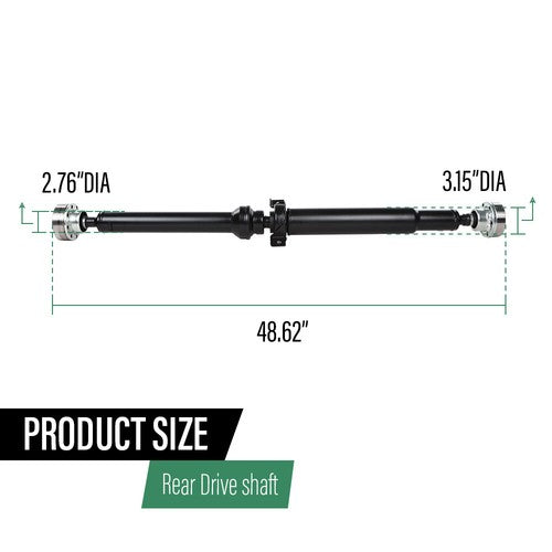 Solid Spare Fit For 2011-2019 Jeep Grand Cherokee 5.7L Rear Drive Shaft Assembly 52123627AB
