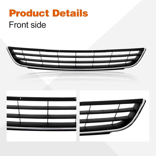 For 2011-2013 2014 Volkswagen VW Jetta Front Lower Grille & Fog Light Cover Kit