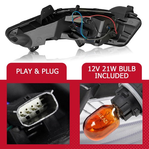 Solid Spare For 2019-2022 2023 Chevy Malibu Bumper Signal Light LED Fog Lamp RH Passenger