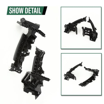 Solid Spare Fit For 2009-2012 Audi Q5 Front Headlight Mounting Bracket Support Plate 4pcs